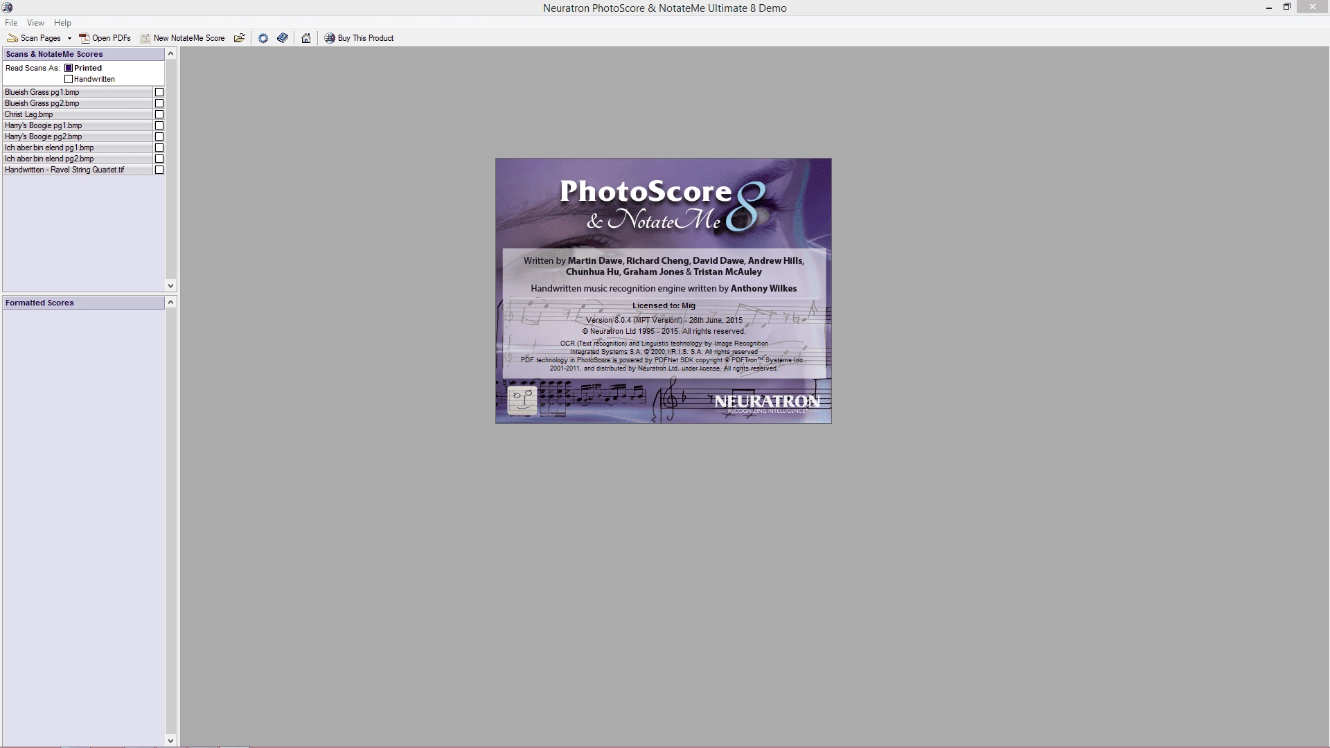 Активация Neuratron PhotoScore & NotateMe 8.0.4 Ultimate