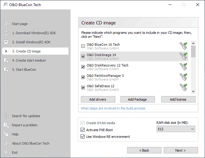 Активация O&O BlueCon Admin + Tech Edition 16.0 Build 6639