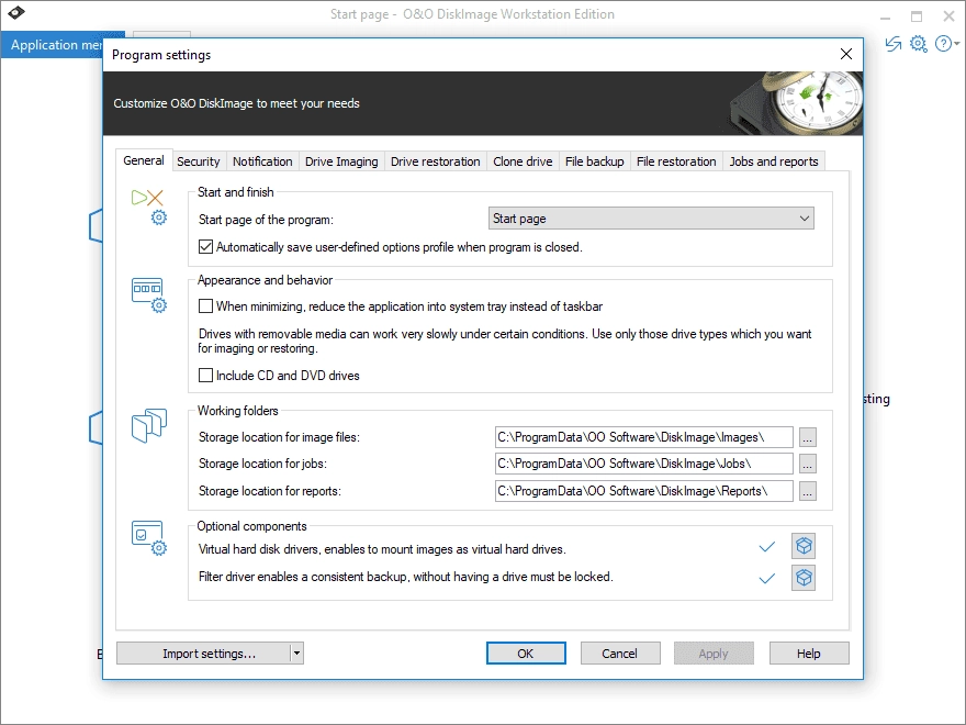 Активация O&O DiskImage Professional + Workstation + Server 12.3 Build 201