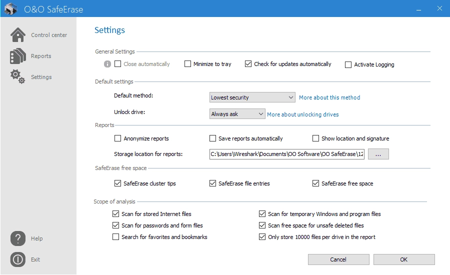 Активация O&O SafeErase Professional + Workstation + Server 12.7.182