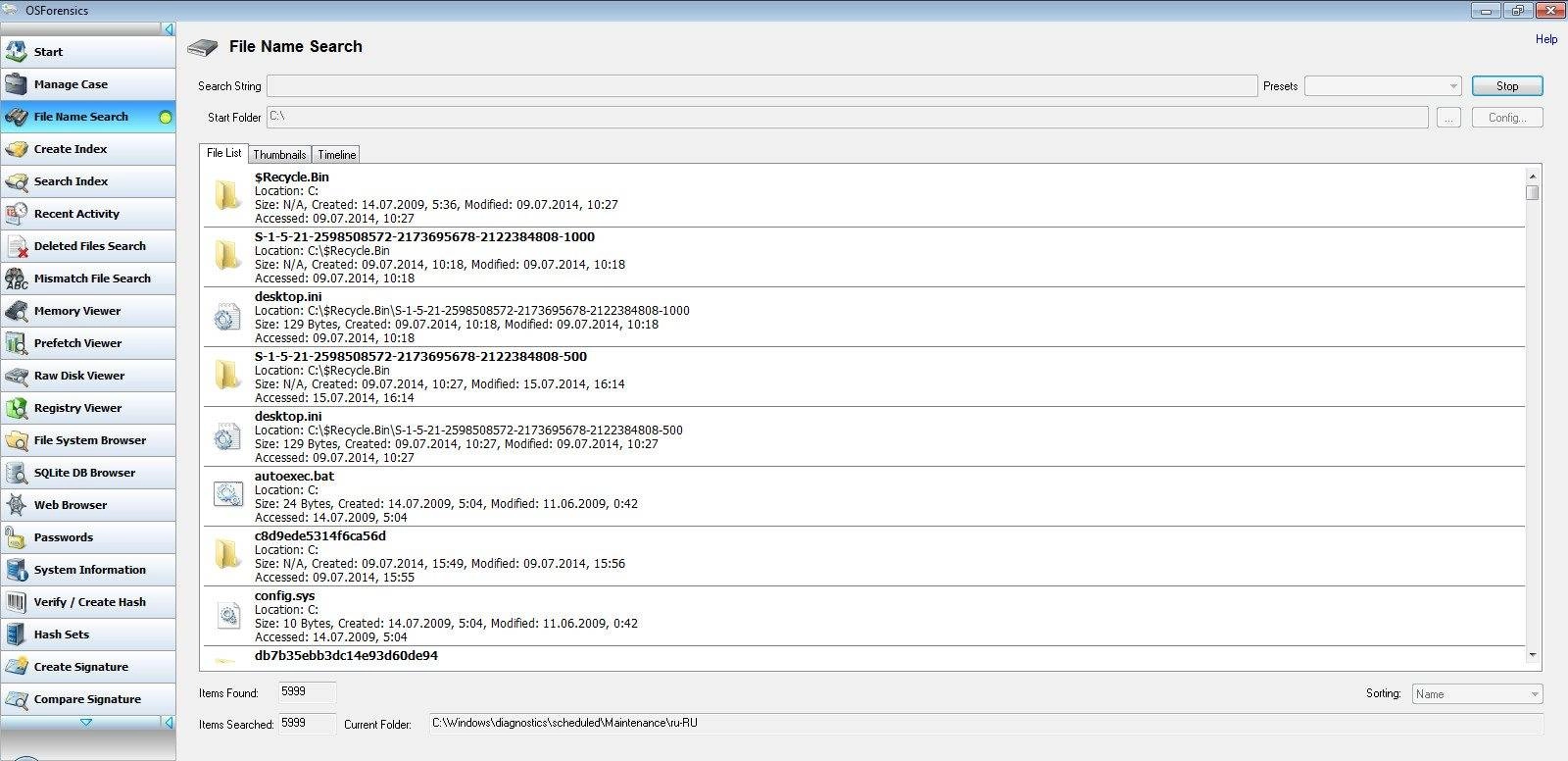 Активация OSForensics Pro 3.0 Build 1000