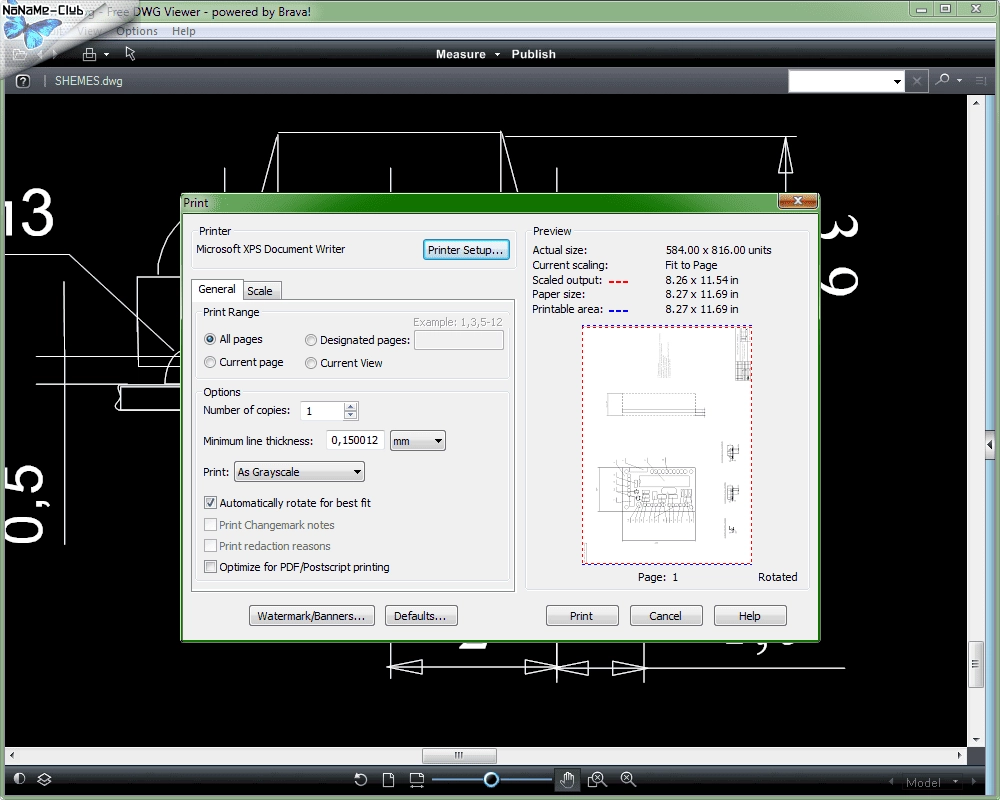 Активация OpenText Brava! DWG Viewer 16.2.0.137 Portable by SunOK