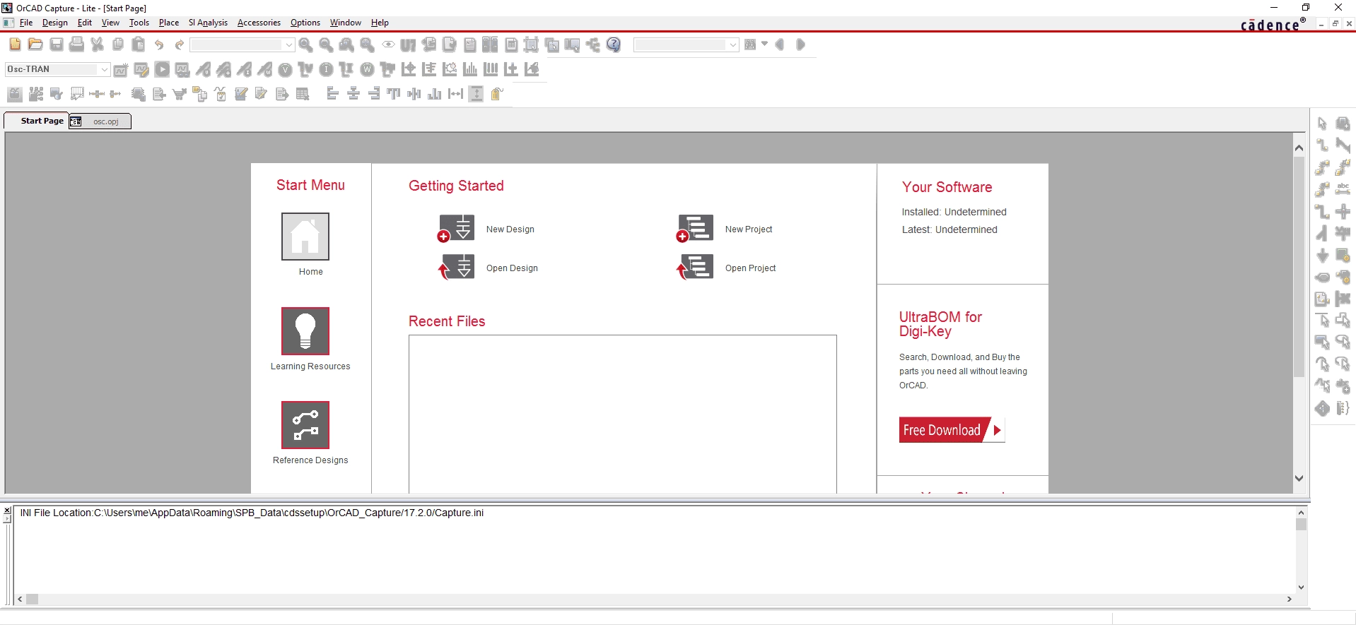 Активация OrCAD Capture PSpice Lite 17.2