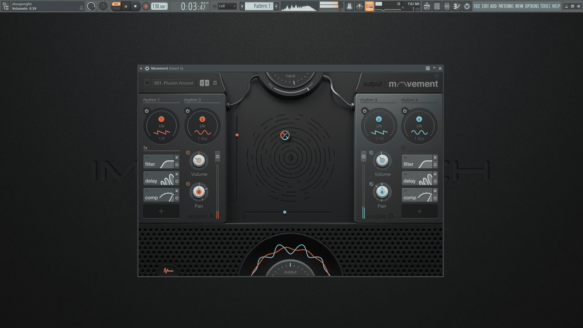 Активация Output - Movement 1.1.1 VST, VST3, AAX