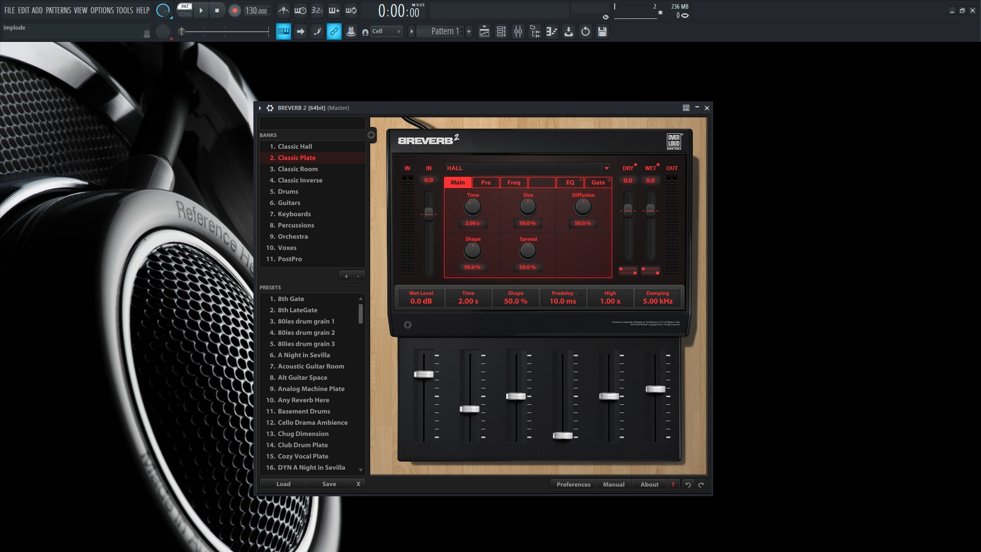 Активация Overloud - BREVERB 2 2.1.10 VST, RTAS, AAX