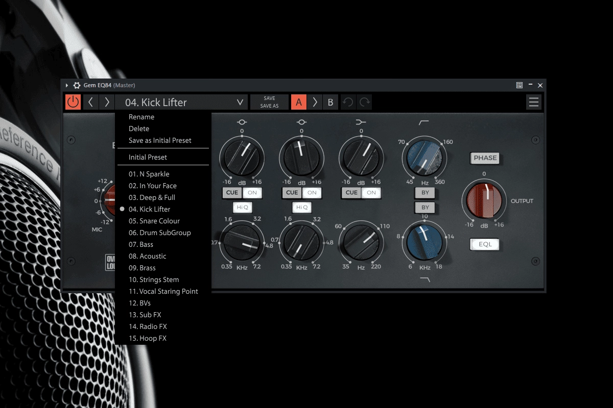Активация Overloud - Gem EQ84 1.3.0 STANDALONE, VST, VST3, AAX