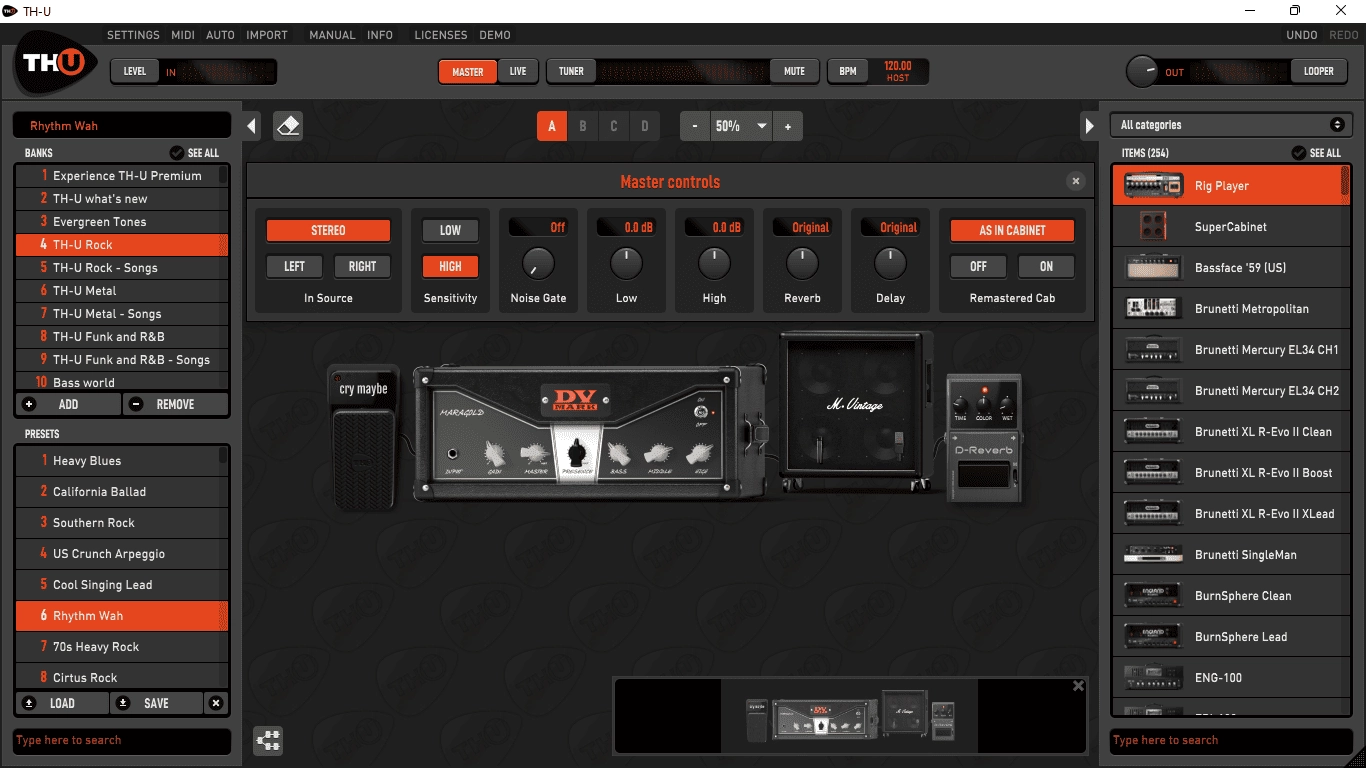 Активация Overloud TH-U Premium 1.4.9 STANDALONE, VST, VST3, AAX + Content