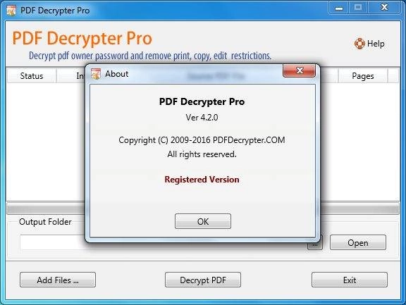 Активация PDF Decrypter Pro 4.2.0 RePack by TryRooM