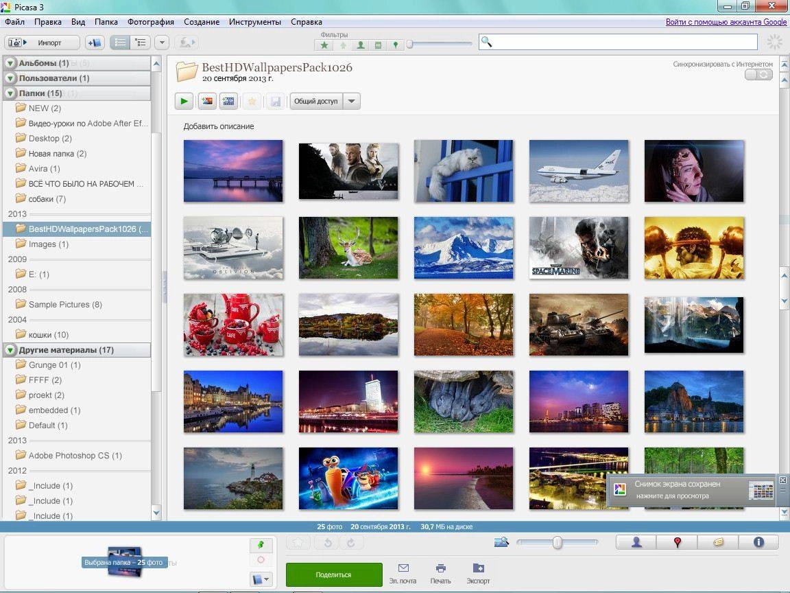 Активация PICASA 3.9.138 BUILD 150