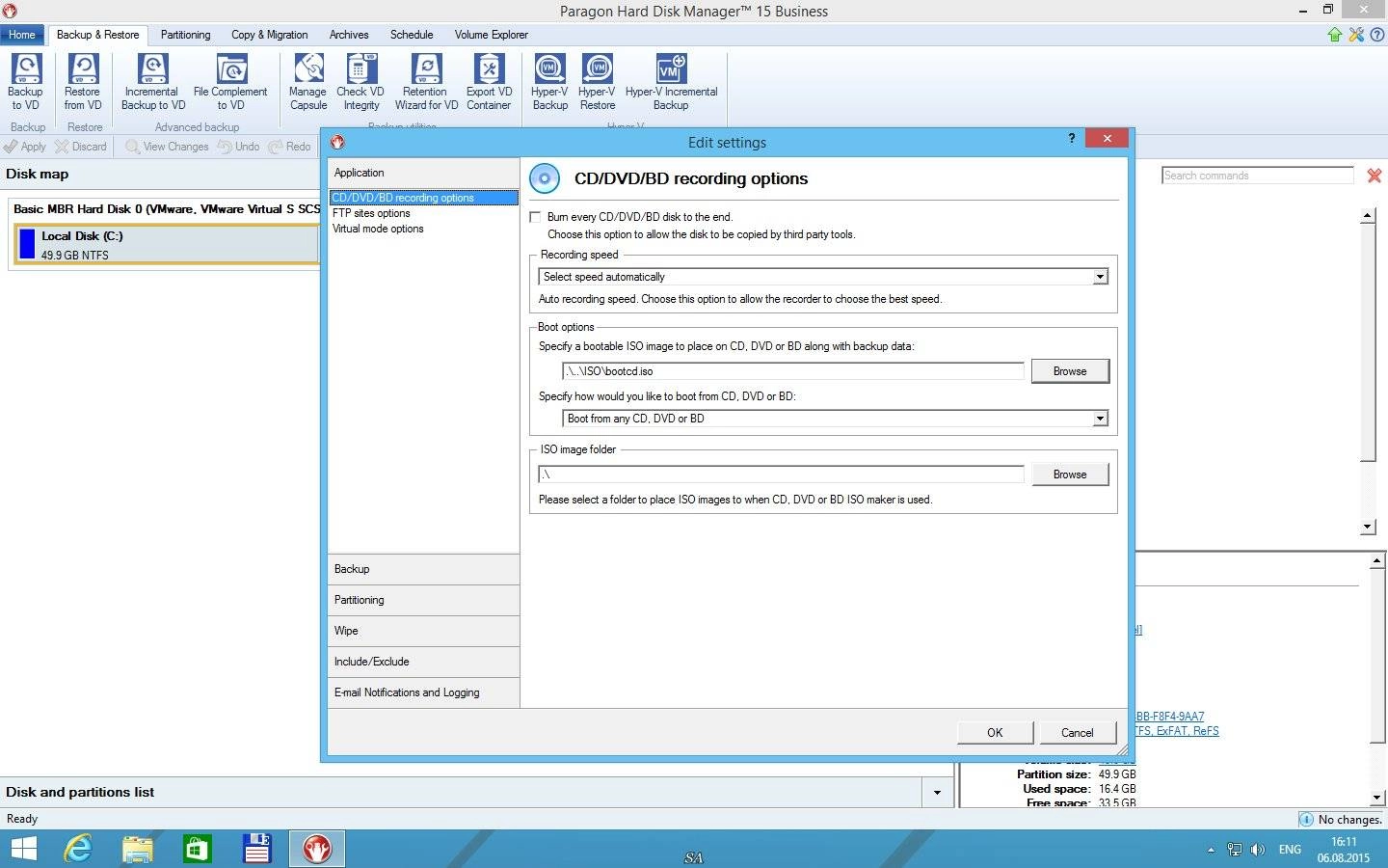 Активация Paragon Hard Disk Manager 15 Business 10.1.25.772