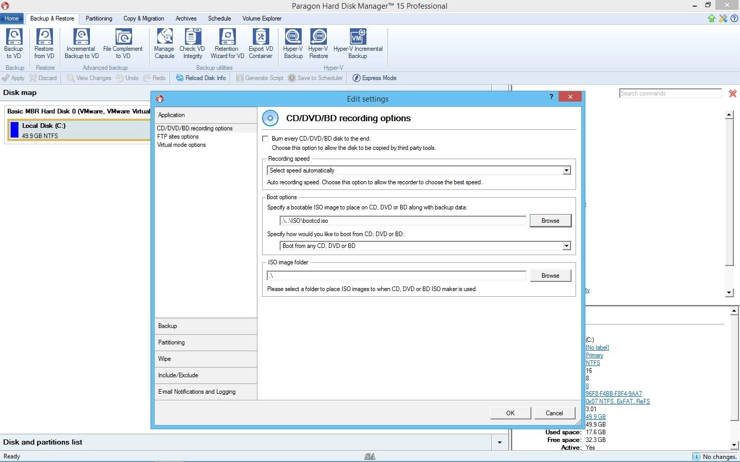 Активация Paragon Hard Disk Manager 15 Professional 10.1.25.813 + WinPE Recovery Media Builder