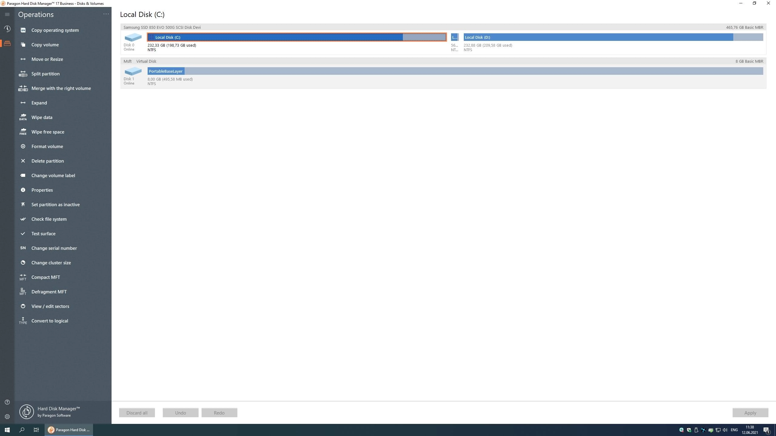 Активация Paragon Hard Disk Manager 17 Business 17.16.6 + BootCD
