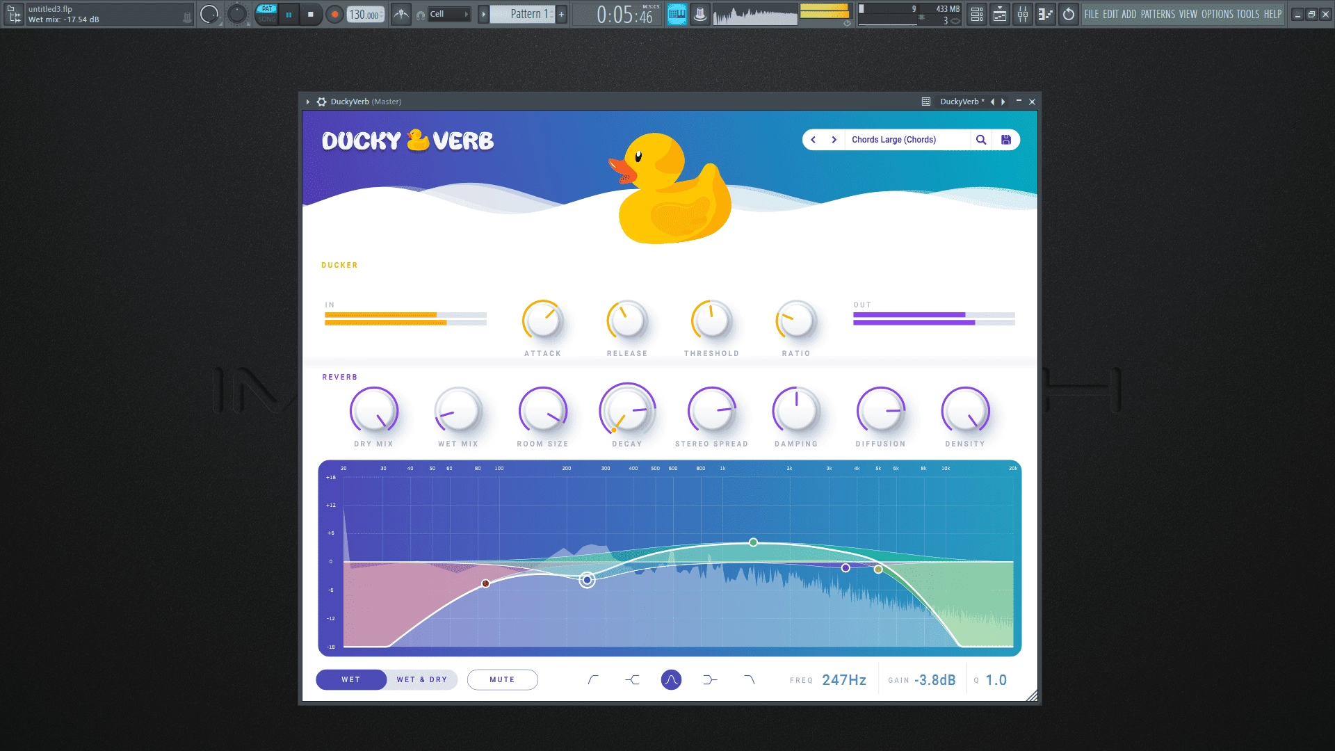 Активация Parametric - Ducky Verb 1.0.0 VST 3 RePack by MOCHA