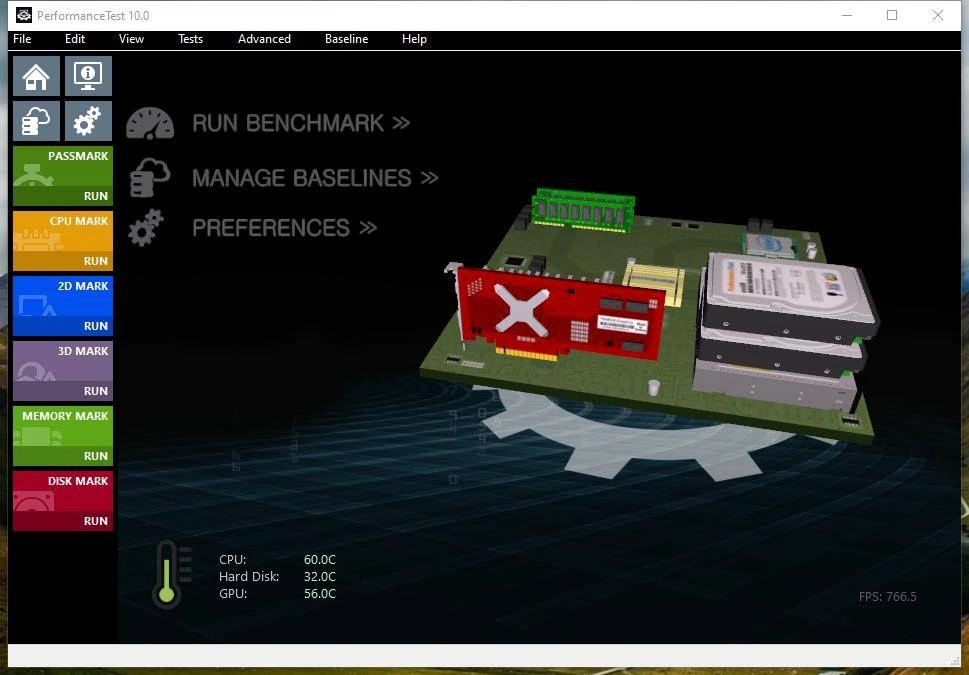 Активация PassMark PerformanceTest 10.1 Build 1007 RePack by elchupacabra