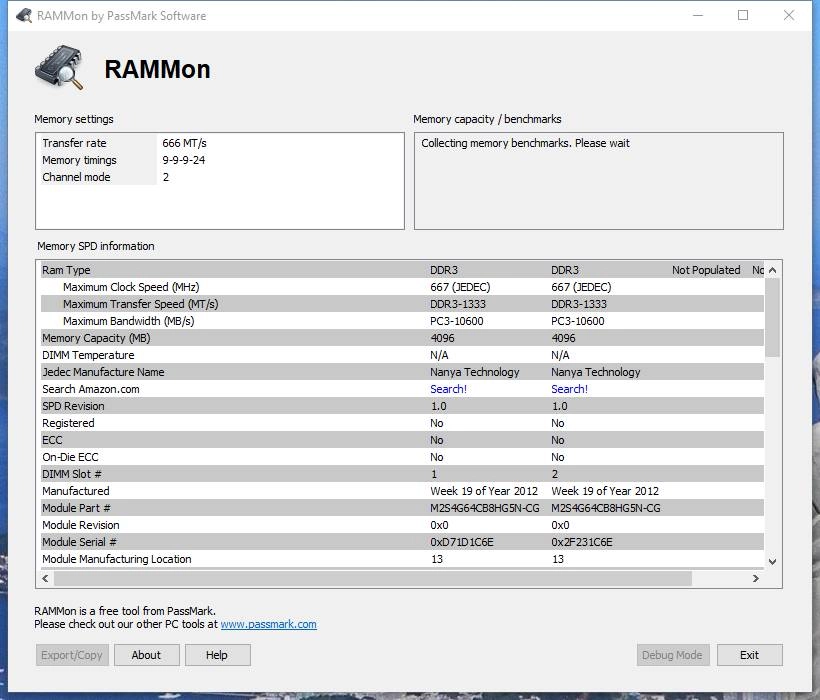 Активация PassMark RAMMon 3.3 Build 1000