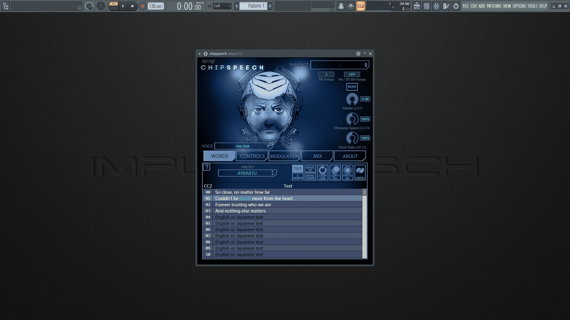 Активация Plogue - Chipspeech 1.767 STANDALONE, VSTi, VSTi3, AAX