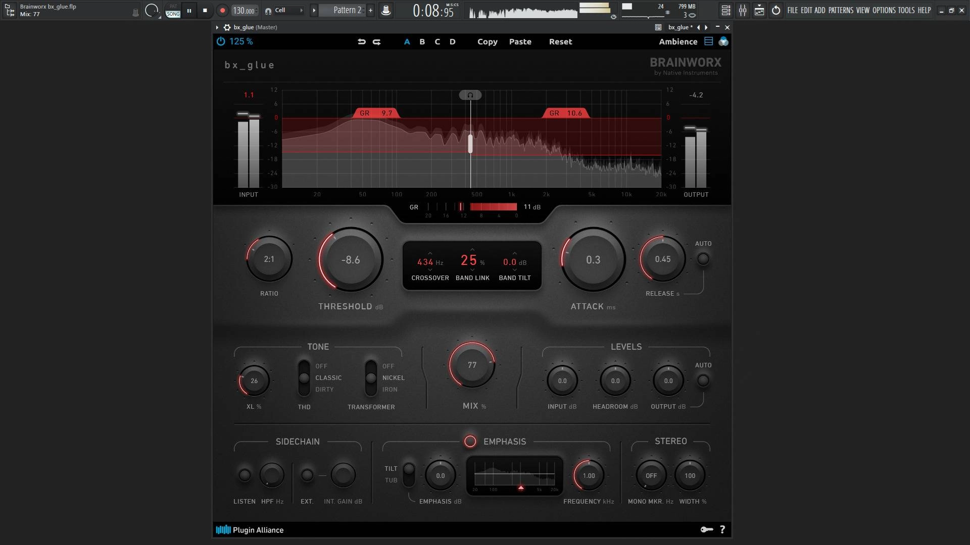 Активация Plugin Alliance - Brainworx Bx_glue 1.0.0 VST, VST 3, AAX