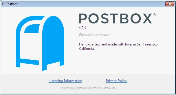 Активация Postbox 4.0.4