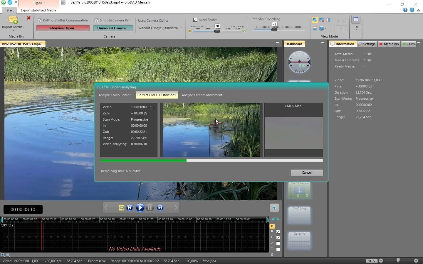 Активация ProDAD Mercalli V4 SAL+ 4.0.458.1