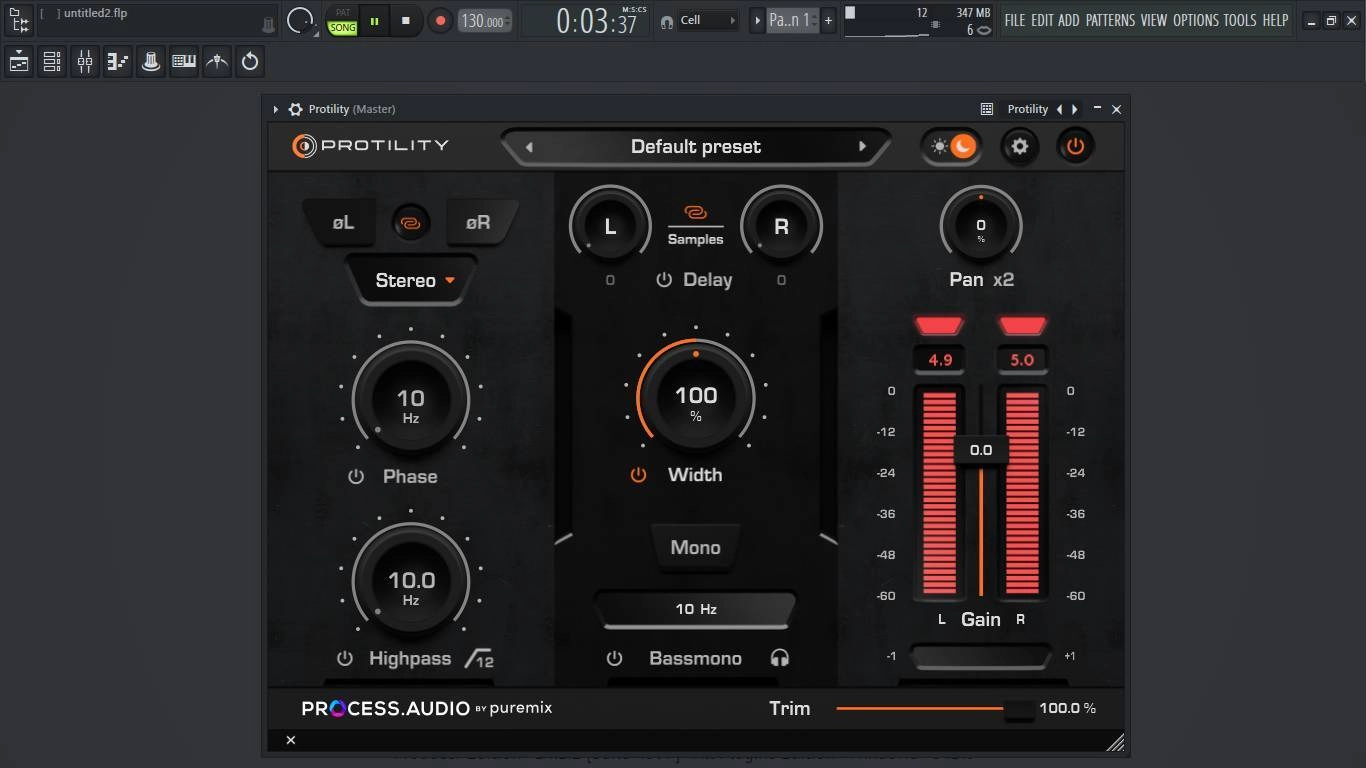 Активация Process Audio - Protility 1.1.0 VST 3, AAX