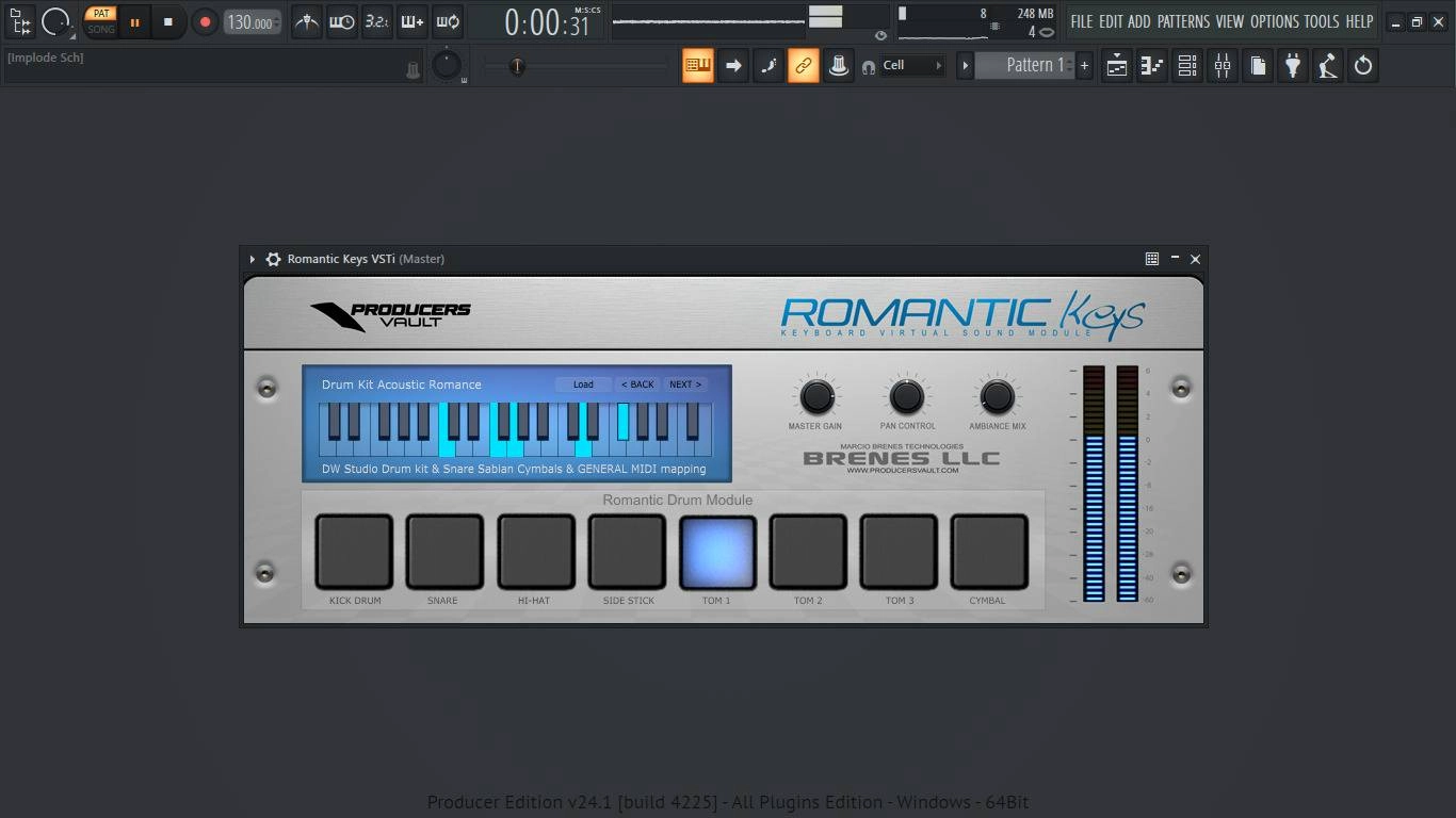 Активация Producers Vault - Romantic Keys 2.8.4 VSTi 3 Retail