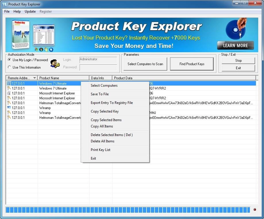 Активация Product Key Explorer 3.7.5.0 RePack by DrillSTurneR