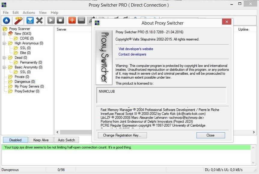 Активация Proxy Switcher PRO 5.18.0.7289 Portable by sashamitr94