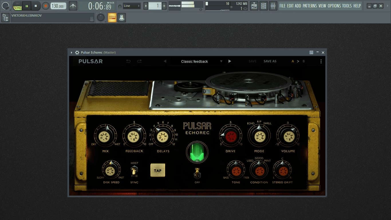 Активация Pulsar Audio - Echorec 1.4.4 VST, VST3, AAX RePack by R2R