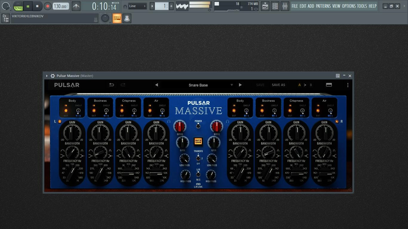 Активация Pulsar Audio - Pulsar Massive 1.1.2 VST, VST 3, AAX RePack by R2R