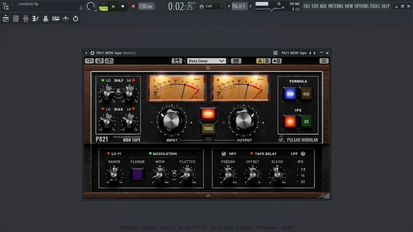 Активация Pulsar Modular - P821 MDN Tape 1.0.0 VST 3, AAX