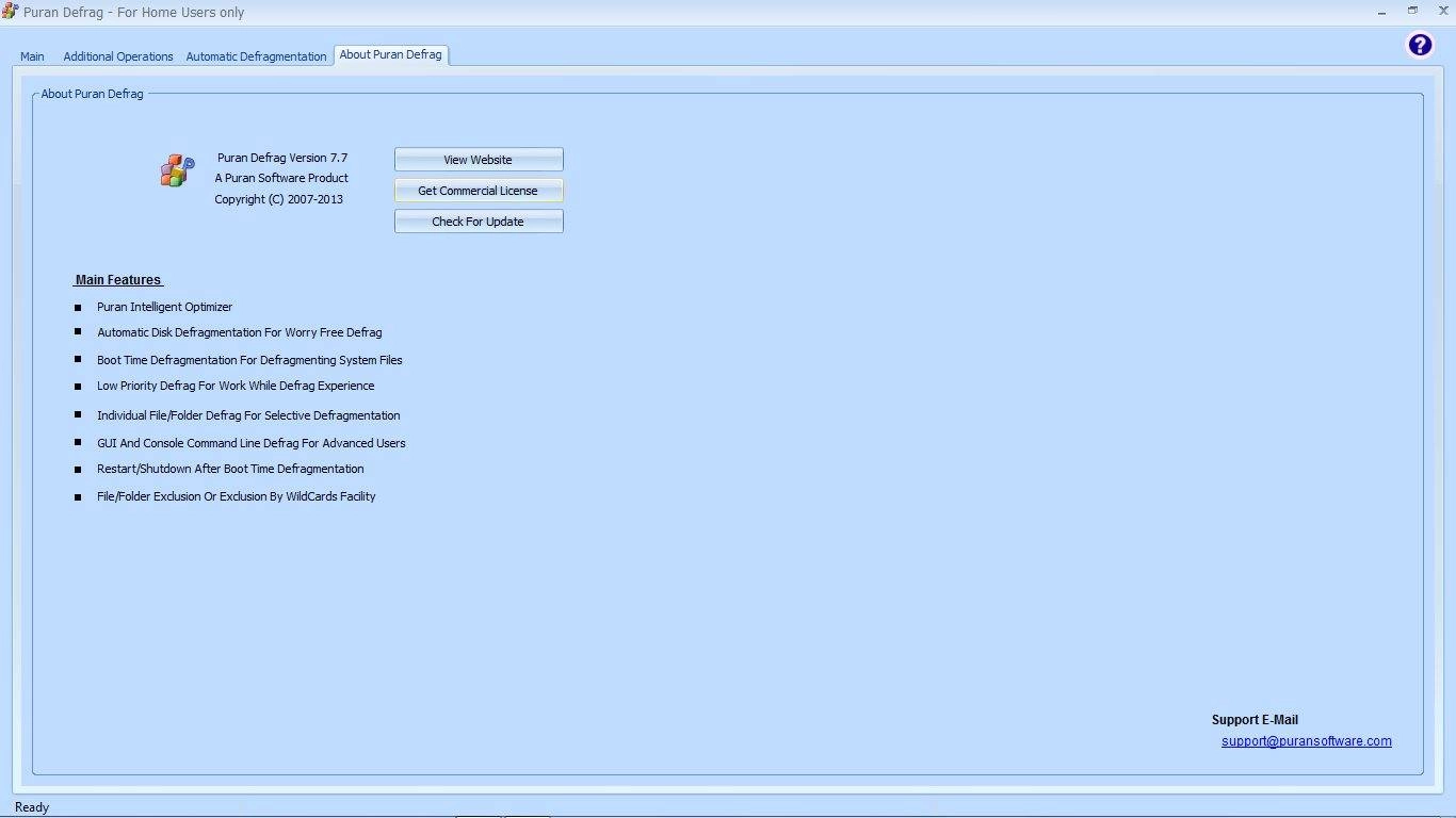 Активация Puran Defrag 7.7.1
