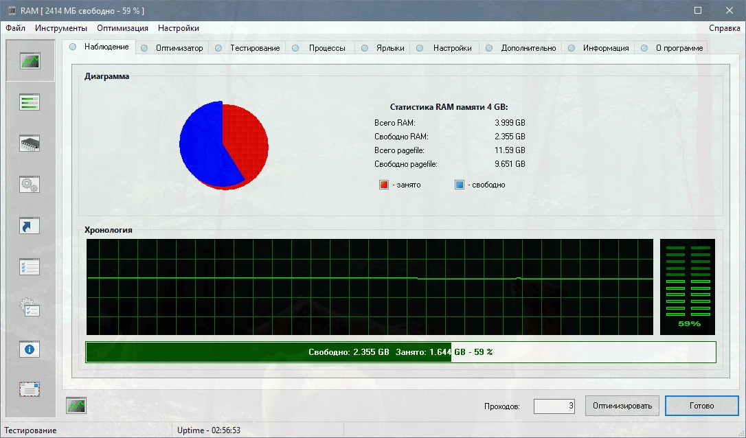 Активация RAM Saver Professional 25.4.1 RePack by elchupacabra