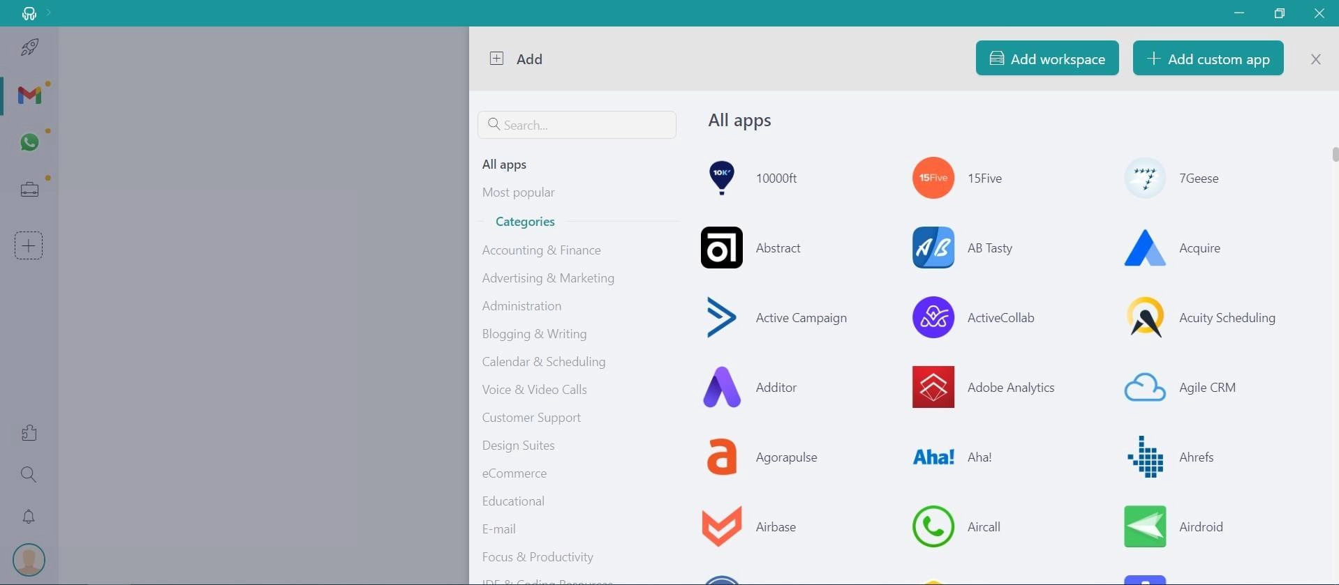 Активация Rambox 2.2.2