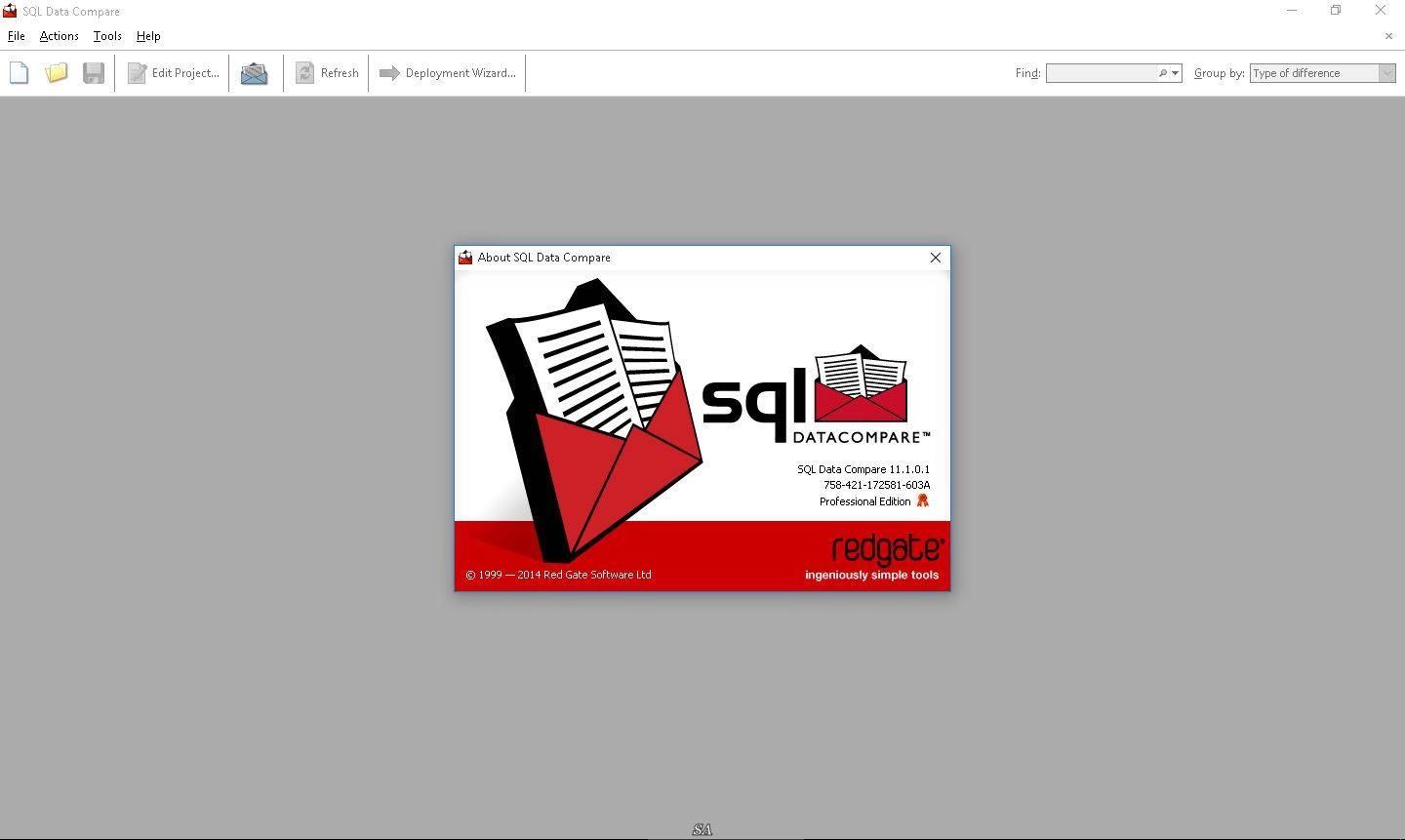Активация Red Gate SQL Toolbelt 1.8.2.497