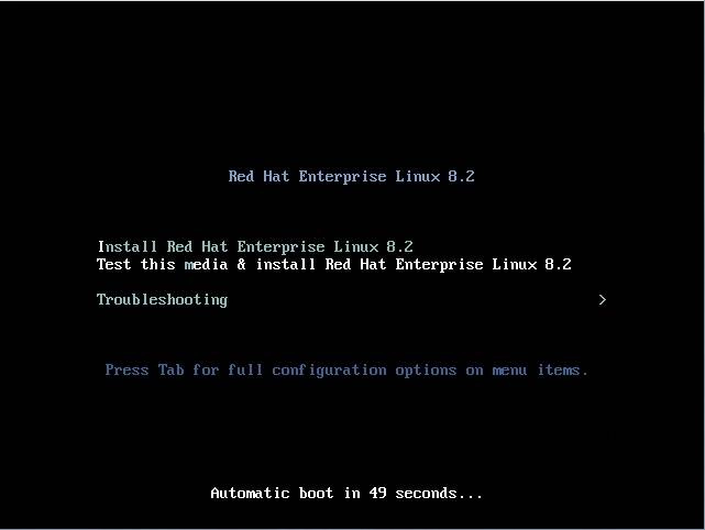Активация Red Hat Enterprise Linux 8.3