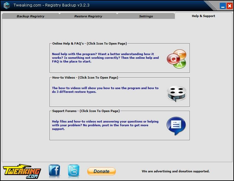 Активация Registry Backup 3.2.3 + Portable