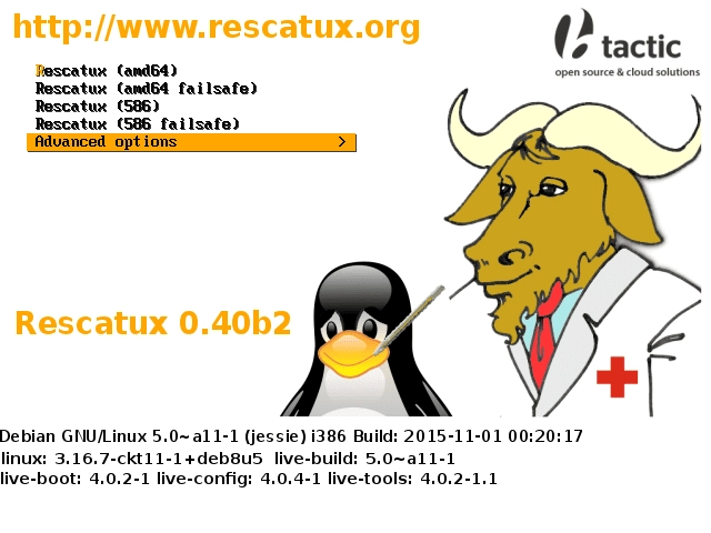 Активация Rescatux 0.40b2 1xCD
