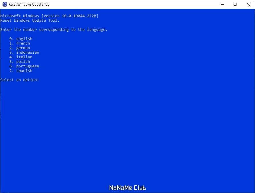 Активация Reset Windows Update Tool 11.1.0 Portable
