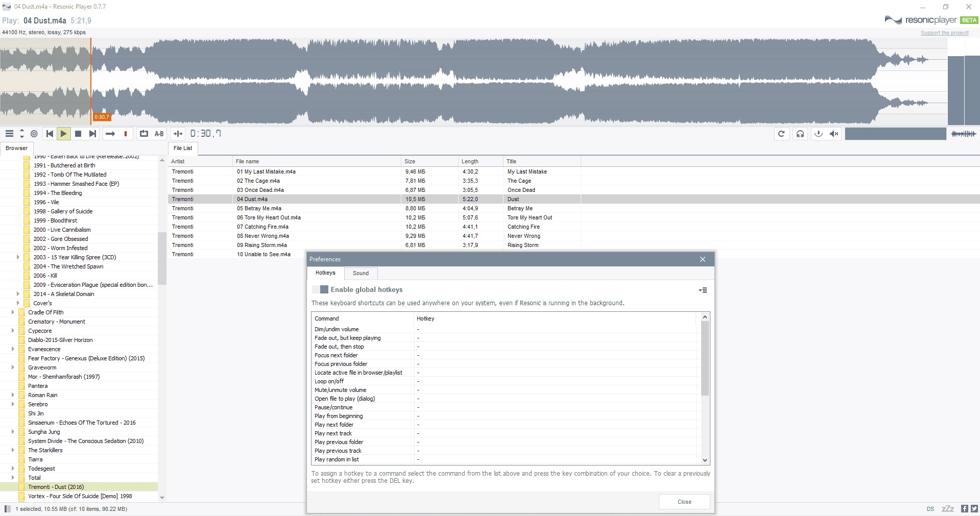 Активация Resonic Player 0.7.7b Build 1264