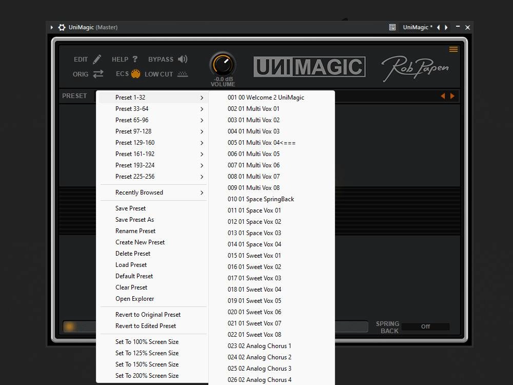 Активация Rob Papen - UniMagic 1.0.0 VST, VST 3, AAX