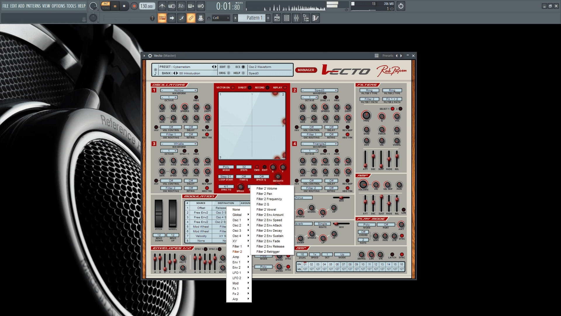 Активация Rob Papen - Vecto 1.0.0 VSTi, AAX Repack by VR