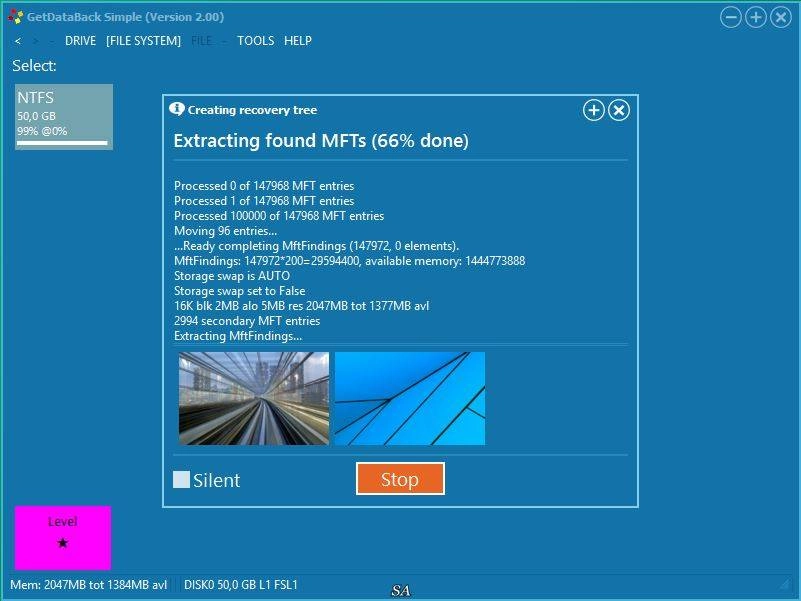 Активация Runtime GetDataBack Simple 2.00