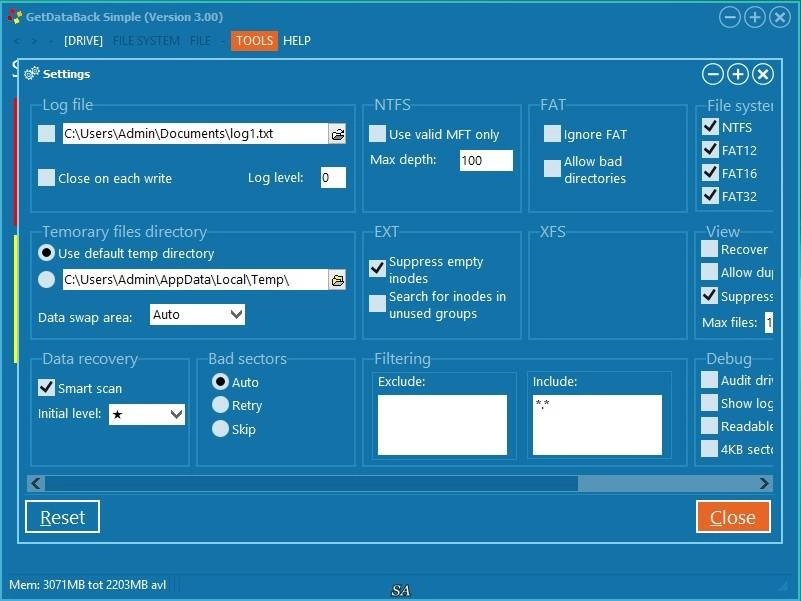 Активация Runtime GetDataBack Simple 3.00