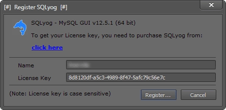Активация SQLyog 12.5.1 Pro/Enterprise/Ultimate