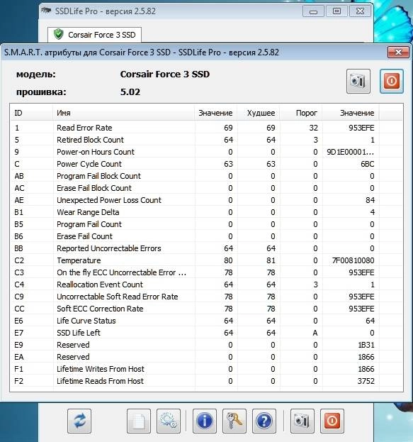 Активация SSDlife Pro 2.5.82 Portable by Killer000