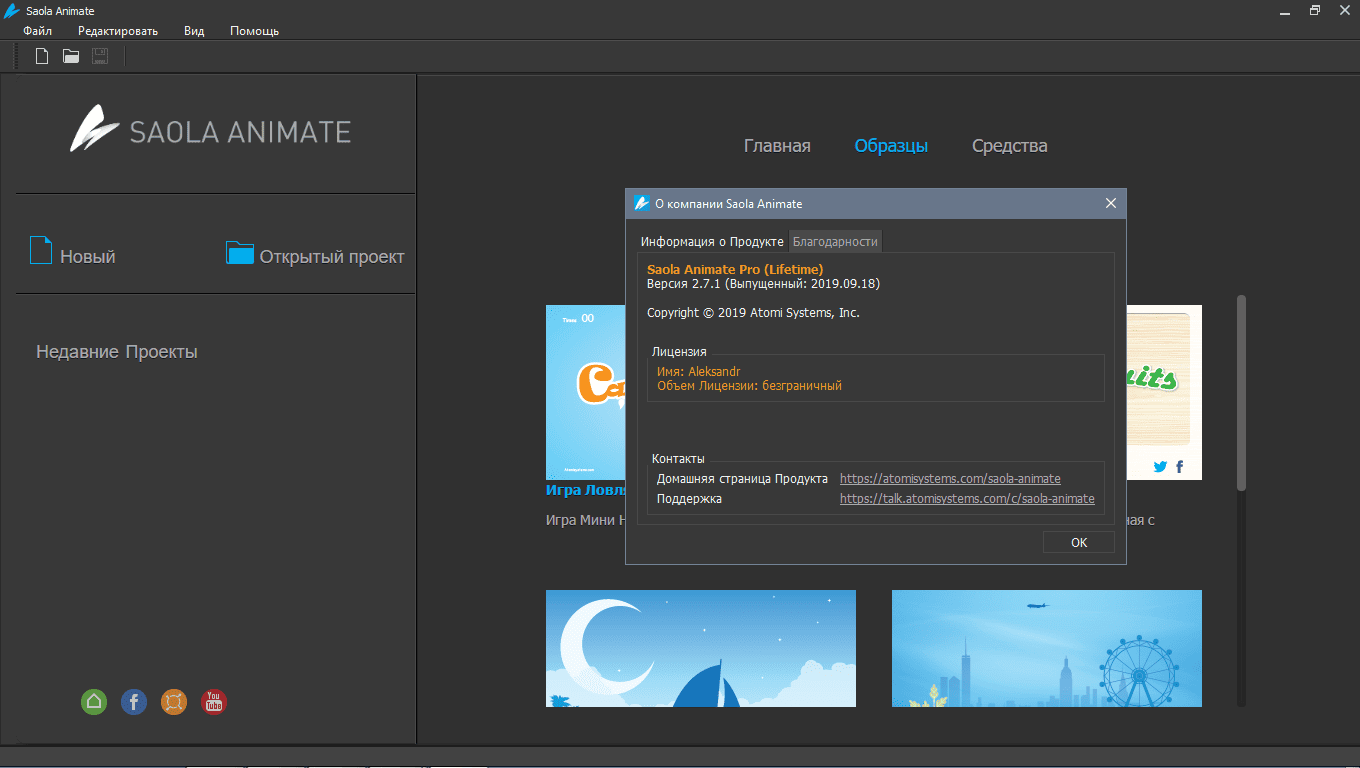 Активация Saola Animate Pro 3.1.2 RePack by TryRooM