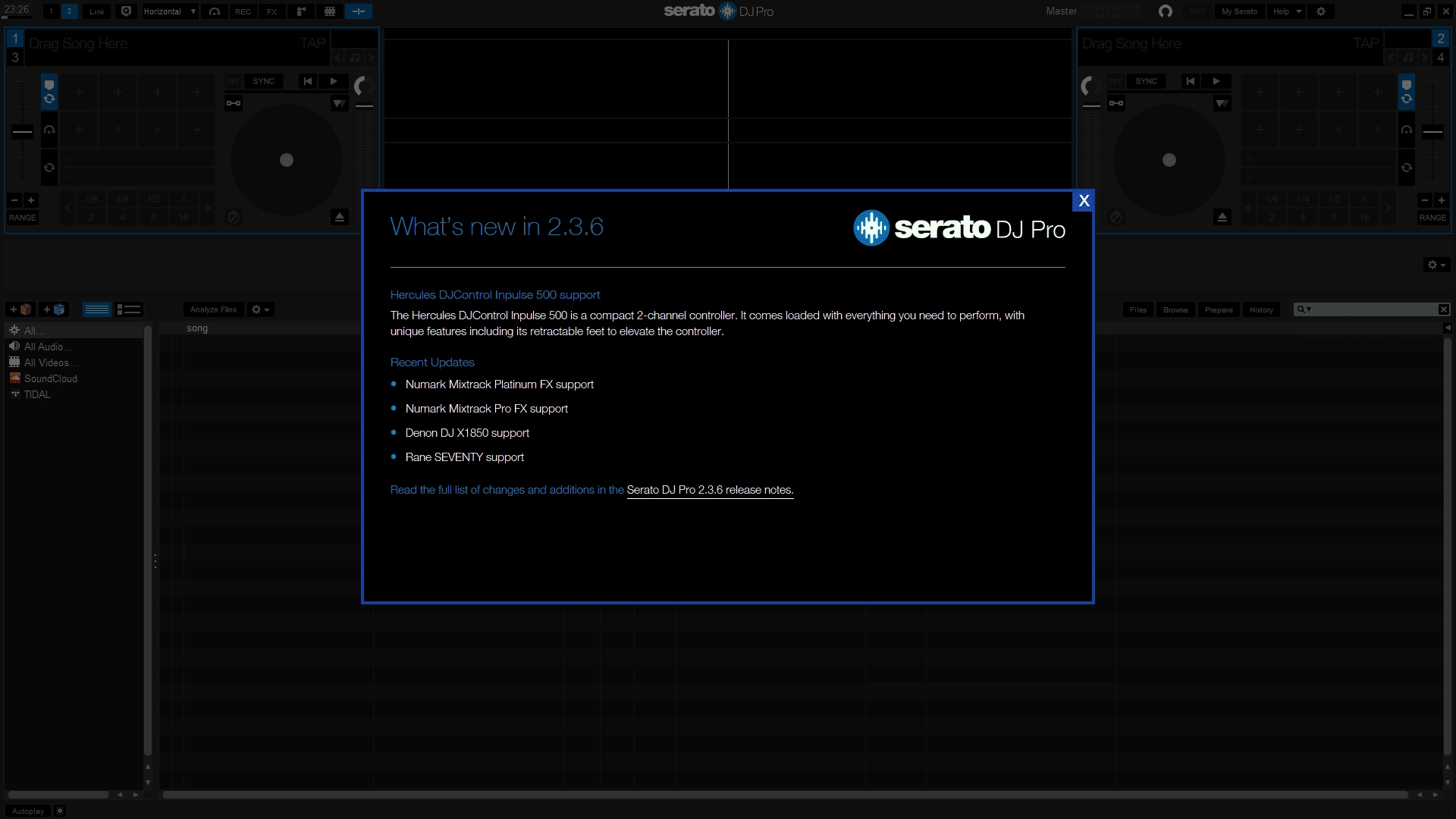 Активация Serato DJ Pro 2.4.1