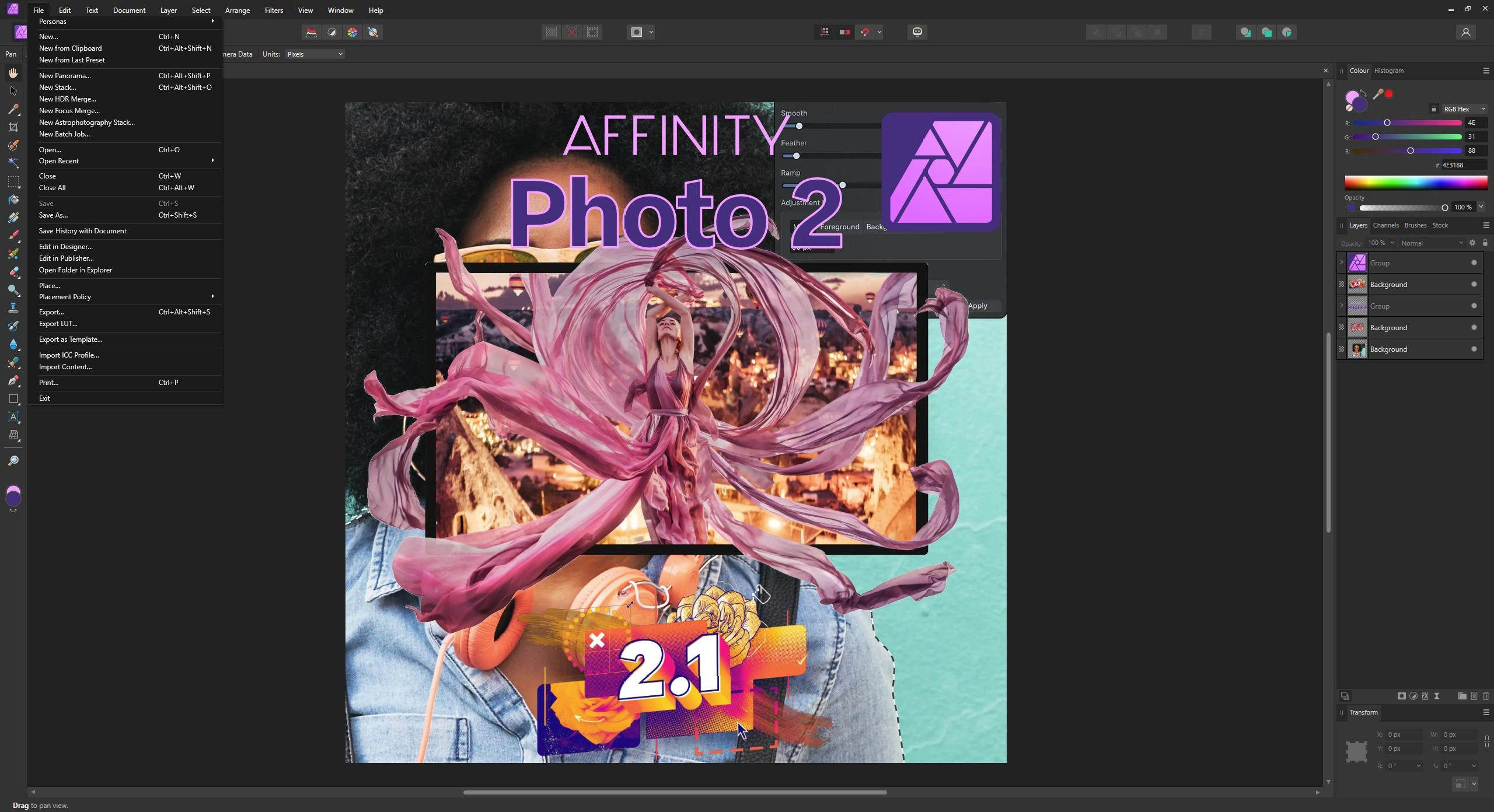 Активация Serif Affinity Photo 2.1.1.1847 RePack by AlekseyPopovv