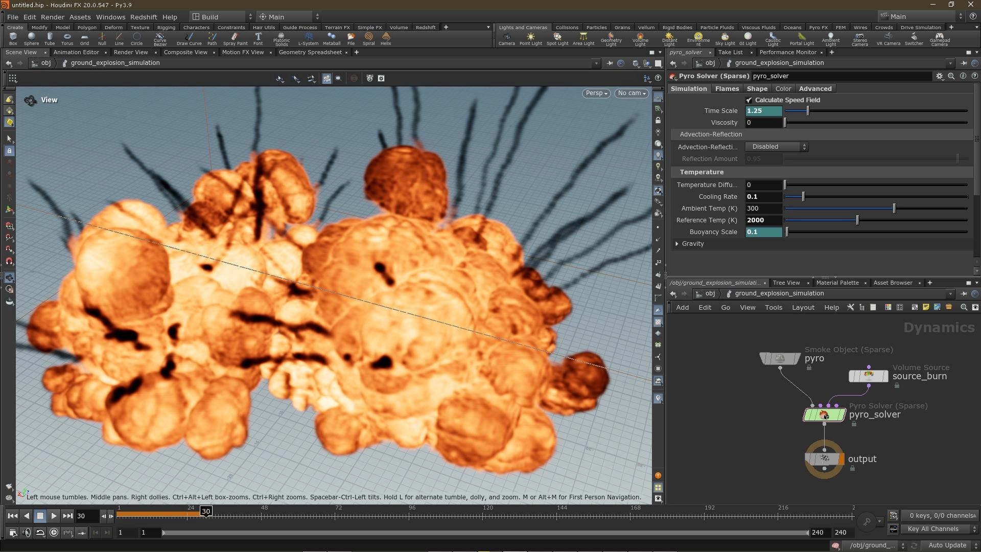 Активация SideFX Houdini 20.0.547