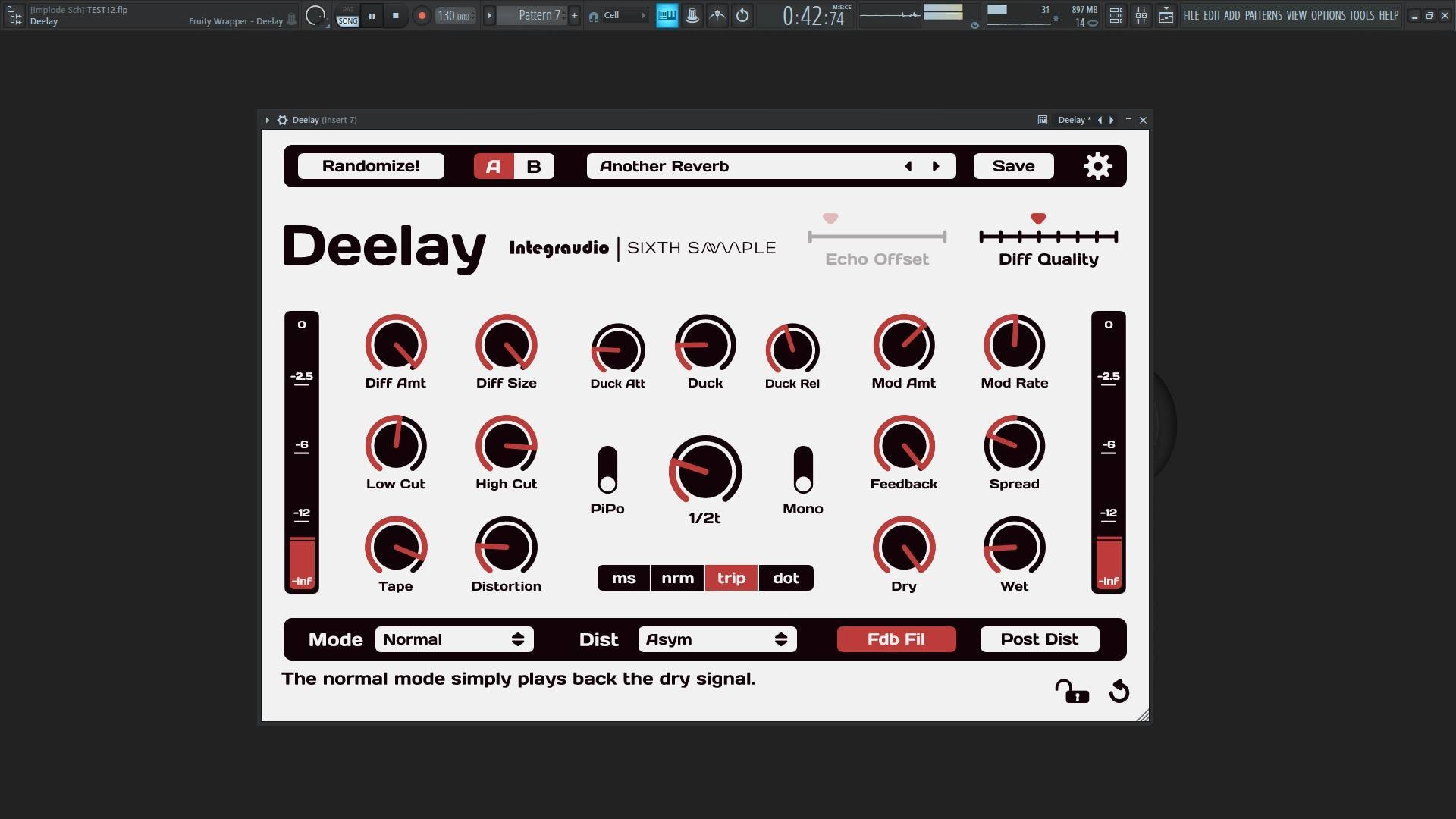 Активация Sixth Sample & Integraudio - Deelay 1.3.1 VST 3, AAX
